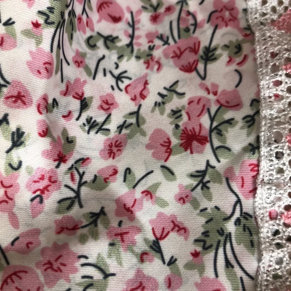 Sincerely Jules Large Floral Hair Bow with Pink Lace Trim